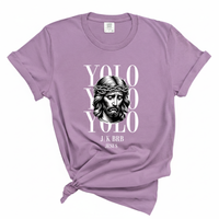Load image into Gallery viewer, YOLO J/K BRB Jesus - Comfort Colors Tee