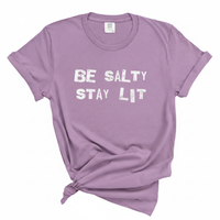 Load image into Gallery viewer, Be Salty Stay Lit Comfort Colors Tee