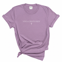 Load image into Gallery viewer, Viva Cristo Rey Shirt Catholic Devotion Tee
