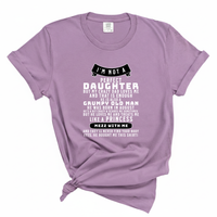 Load image into Gallery viewer, Funny Daughter Shirt - I'm Not A Perfect Daughter Comfort Colors Tee