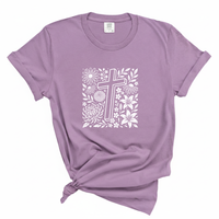Load image into Gallery viewer, Wildflower Cross Christian Floral Tee