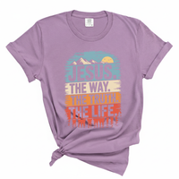 Load image into Gallery viewer, Jesus The Way The Truth The Life - Comfort Colors Tee