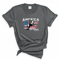 Load image into Gallery viewer, USA Cowboy Shirt- Fourth Of July Comfort Colors Tee