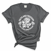 Load image into Gallery viewer, Faith And Freedom - Patriotic Comfort Colors Women's Tee