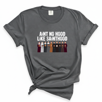 Load image into Gallery viewer, Ain't No Hood Like Sainthood Tee - Catholic Sainthood Shirt