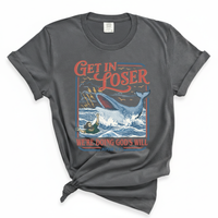 Load image into Gallery viewer, Get In Loser We're Doing Gods Will - Comfort Colors Tee