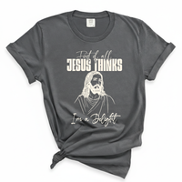 Load image into Gallery viewer, First of All Jesus Thinks I'm A Delight - Comfort Colors Tee
