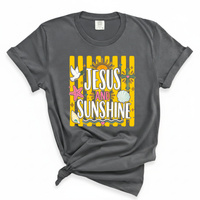 Load image into Gallery viewer, Jesus and Sunshine - Comfort Colors Tee