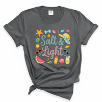 Load image into Gallery viewer, Salt And Light - Beach Themed Comfort Colors Women's Tee