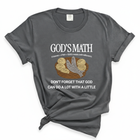 Load image into Gallery viewer, Gods Math Loaves and Fish - Comfort Colors Tee