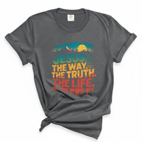 Load image into Gallery viewer, Jesus The Way The Truth The Life - Comfort Colors Tee