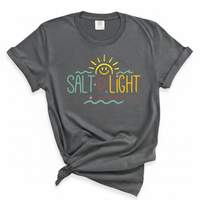 Load image into Gallery viewer, Salt And Light - Colorful Scripture Comfort Colors Tee