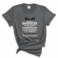 Load image into Gallery viewer, Funny Daughter Shirt - I'm Not A Perfect Daughter Comfort Colors Tee