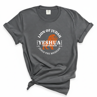 Load image into Gallery viewer, Lion Of Judah Shirt Yeshua Hamashiach - Comfort Colors Tee
