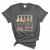Load image into Gallery viewer, He Is Risen Silly Goose - Funny Christian Easter Comfort Colors Tee