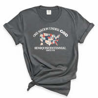 Load image into Gallery viewer, One Nation Under God - Semiquincentennial Comfort Colors Tee