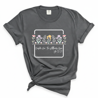 Load image into Gallery viewer, Consider How The Wildflowers Grow - Comfort Colors Tee
