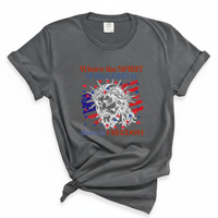 Load image into Gallery viewer, Where The Spirit Of The Lord Is There Is Freedom - Christian Patriotic Shirt