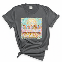 Load image into Gallery viewer, Christian Last Supper Do This In Remembrance Of Me Comfort Colors Tee