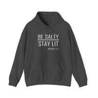 Load image into Gallery viewer, Be Salty - Stay Lit Trendy Unisex Hoodie
