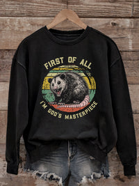 Load image into Gallery viewer, First Of All, I&#39;m God&#39;s Masterpiece - Sweatshirt
