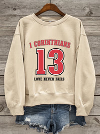 Load image into Gallery viewer, 1 Corinthians 13 Inspired Sweatshirt - Love in Every Stitch

