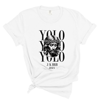 Load image into Gallery viewer, YOLO J/K BRB Jesus - Comfort Colors Tee