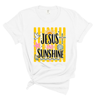 Load image into Gallery viewer, Jesus and Sunshine - Comfort Colors Tee