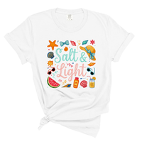 Load image into Gallery viewer, Salt And Light - Beach Themed Comfort Colors Women's Tee