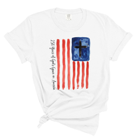 Load image into Gallery viewer, 250 Years Of Gods Grace On America - Patriotic Comfort Colors Women's Tee
