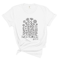 Load image into Gallery viewer, Consider How The Wildflowers Grow - Comfort Colors Tee