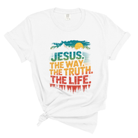 Load image into Gallery viewer, Jesus The Way The Truth The Life - Comfort Colors Tee
