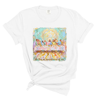 Load image into Gallery viewer, Christian Last Supper Do This In Remembrance Of Me Comfort Colors Tee