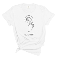 Load image into Gallery viewer, Hail Mary Full Of Grace - Catholic Devotion Women's Tee
