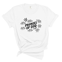 Load image into Gallery viewer, Promises Of God - Bible Verse Comfort Colors Tee