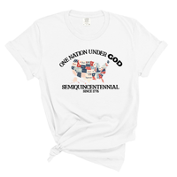 Load image into Gallery viewer, One Nation Under God - Semiquincentennial Comfort Colors Tee