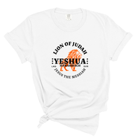 Load image into Gallery viewer, Lion Of Judah Shirt Yeshua Hamashiach - Comfort Colors Tee
