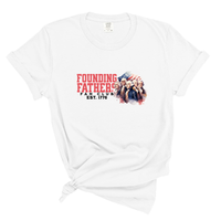 Load image into Gallery viewer, Founding Fathers Patriotic USA - Comfort Colors Tee