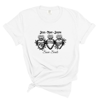 Load image into Gallery viewer, Jesus Mary Joseph - Comfort Colors Tee