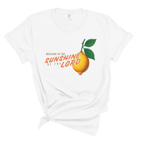 Load image into Gallery viewer, Walking in the Sunshine of the Lord - Lemon Graphic Tee