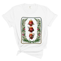 Load image into Gallery viewer, Jesus Mary Joseph Three Hearts - Catholic Comfort Colors Tee