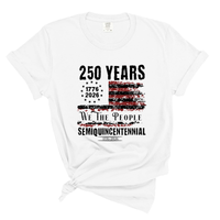 Load image into Gallery viewer, 250 Years America Patriotic Shirt Comfort Colors Tee
