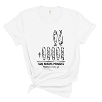 Load image into Gallery viewer, God Always Provides Shirt - God's Math Bible Verse Tee