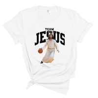 Load image into Gallery viewer, Team Jesus Basketball - Funny Faith Sports Comfort Colors Tee