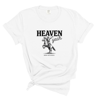 Load image into Gallery viewer, Heaven Yeah Riding With Jesus - Cowboy Shirt