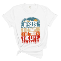 Load image into Gallery viewer, Jesus The Way The Truth The Life - Comfort Colors Tee