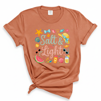 Load image into Gallery viewer, Salt And Light - Beach Themed Comfort Colors Women's Tee