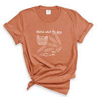 Load image into Gallery viewer, Watch What He Does Tee - Christian Miracle Shirt Five Loaves Two Fish