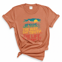 Load image into Gallery viewer, Jesus The Way The Truth The Life - Comfort Colors Tee