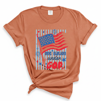 Load image into Gallery viewer, One Nation Under God - Patriotic Christian Shirt Comfort Colors Tee